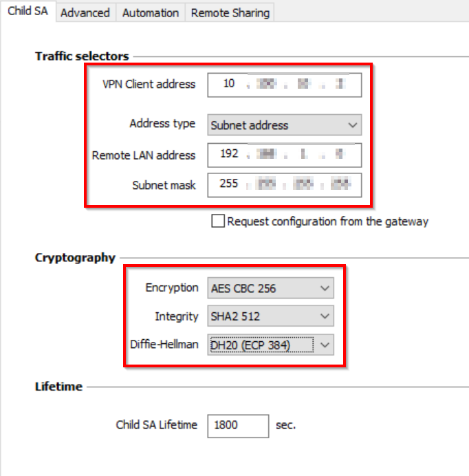 VPN Configure IKEv2 With Certificate On Premise Firewall With 2FA