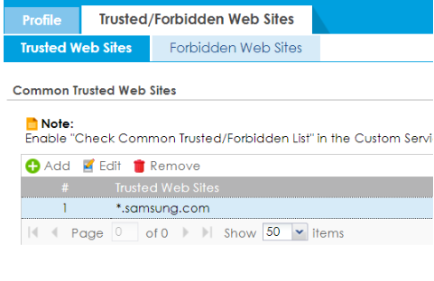 Content filter troubleshooting page