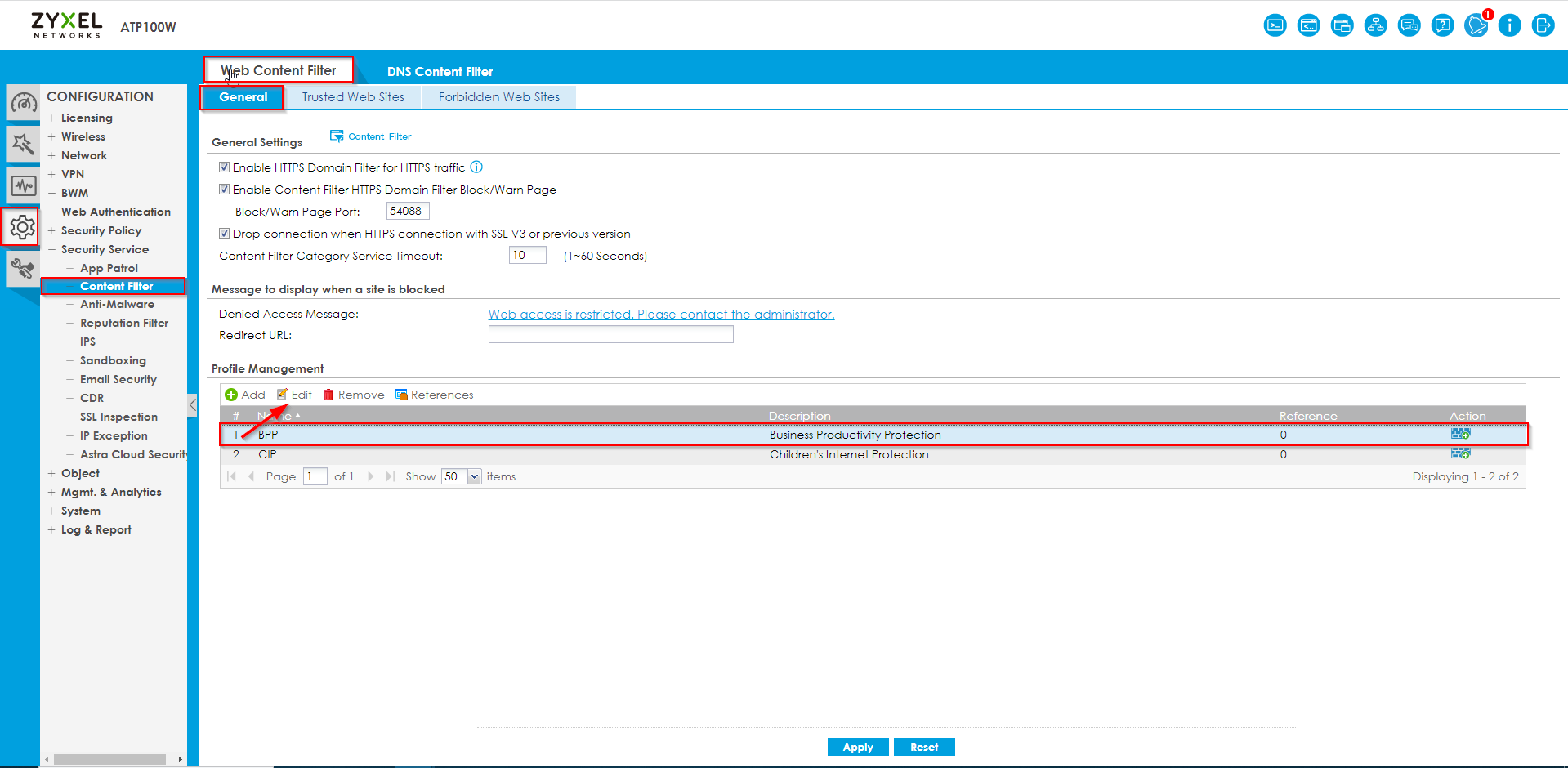 Google SafeSearch with CNAME Zyxel Support Campus EMEA