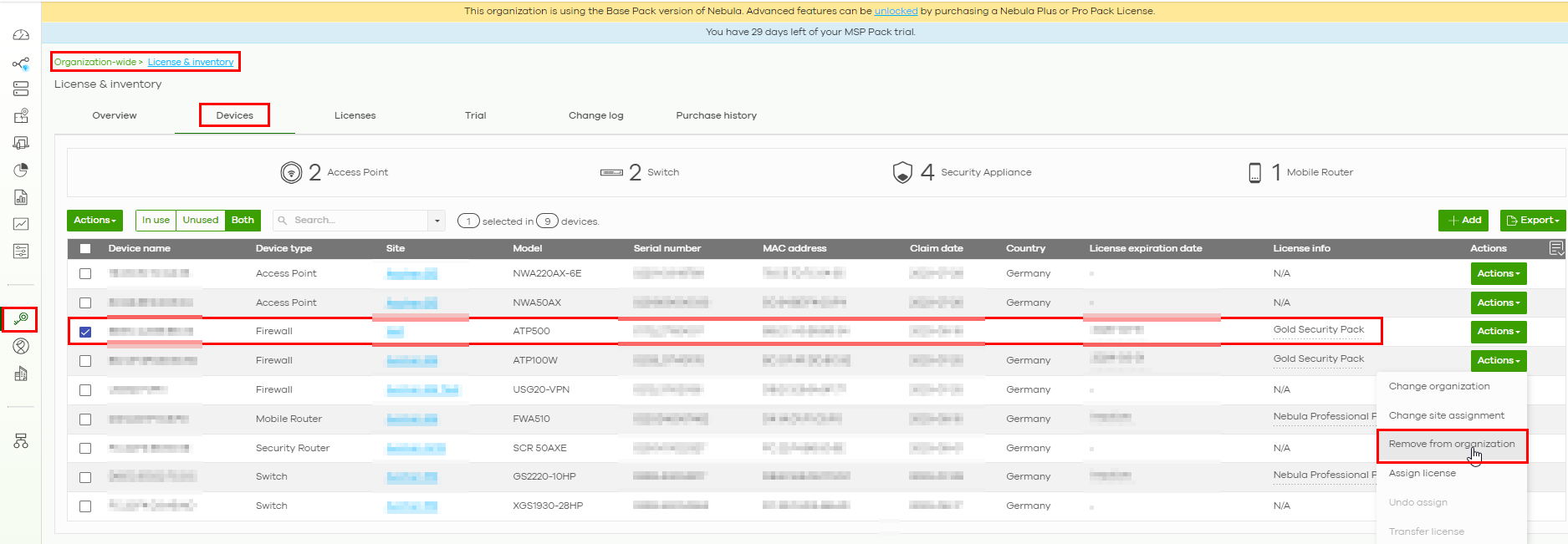 Nebula [Device Registration Overview] How to add/register or remove