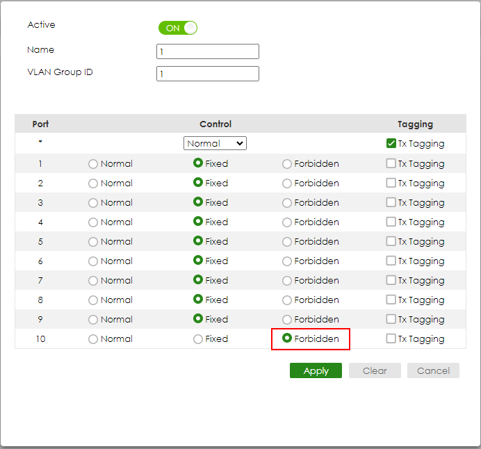 VLAN Tagged VLANs vs. PVID (Setup Example Untagged/Tagged VLAN on a