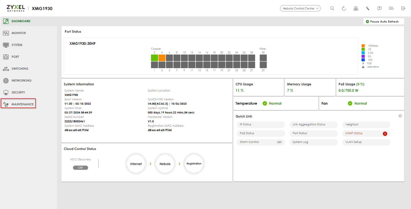 Zyxel Switch [Configuration File] How to Backing Up and Restoring