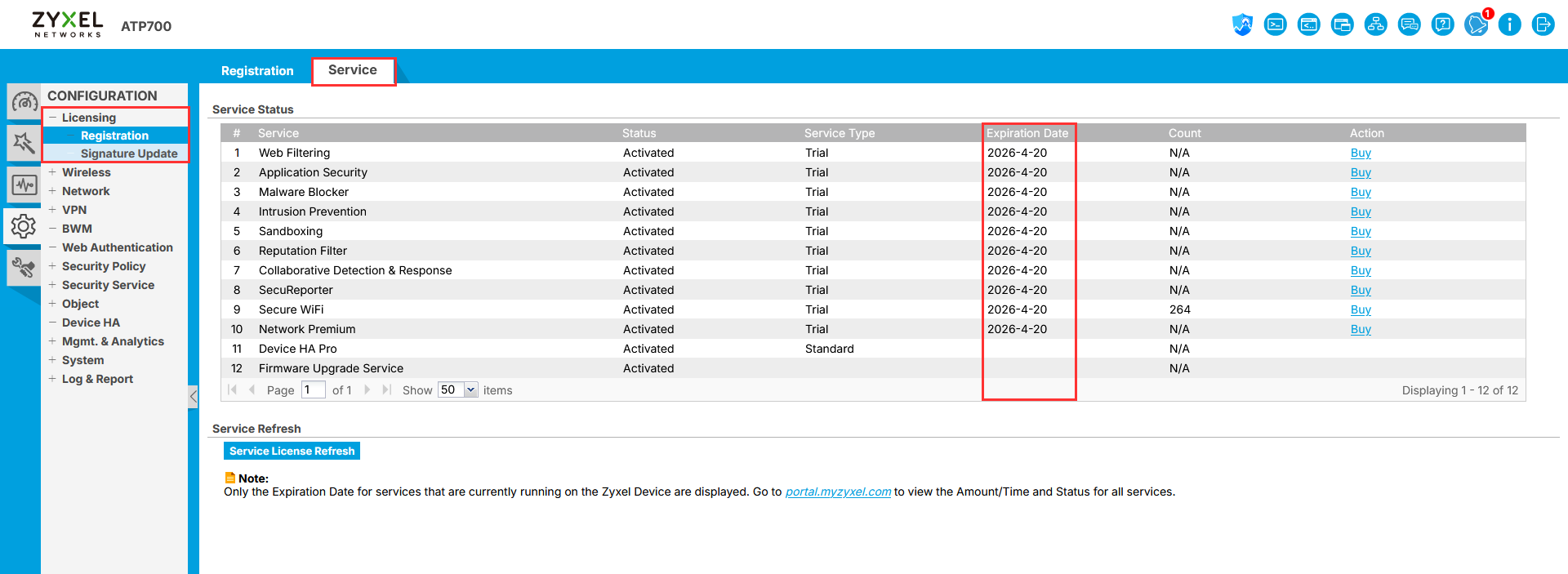 How to Check Your License Status and Expiration Date – Zyxel