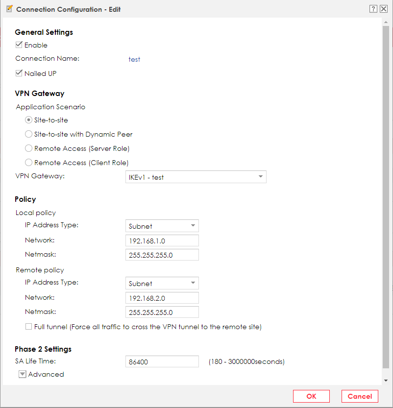 zyxel vpn2s