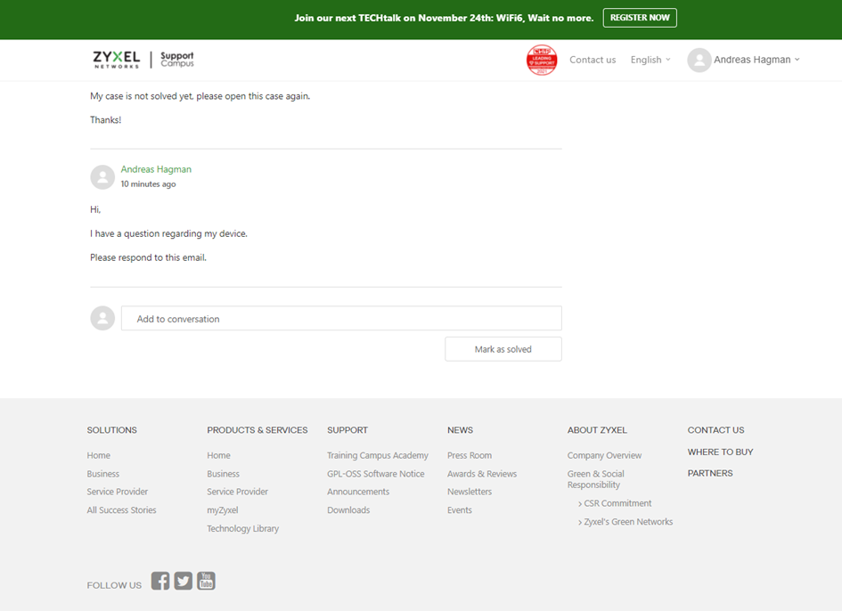 Support Portal [zyxel.eu] How Zyxel Support portal works Zyxel