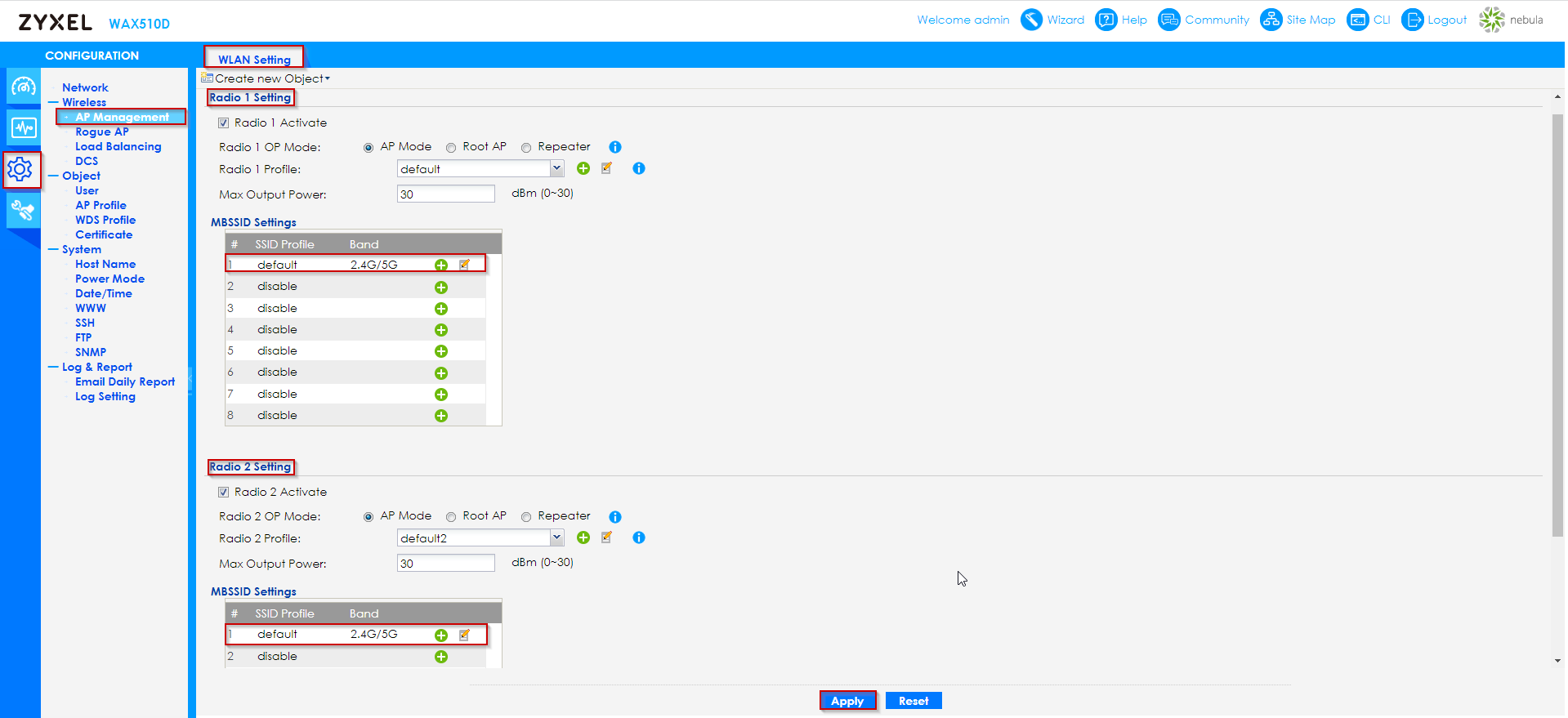 Точка доступа — первая настройка и настройка SSID (WiFi) [автономный режим]  – Zyxel Support Campus EMEA